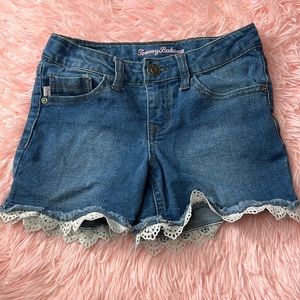Girls jean shorts